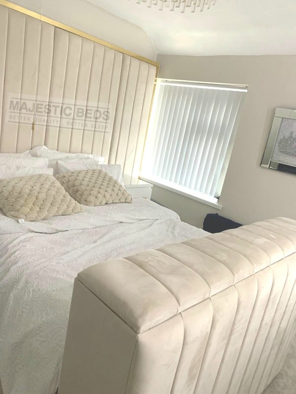 Ariana Wall Mounted Panelled Headboard - Image 4