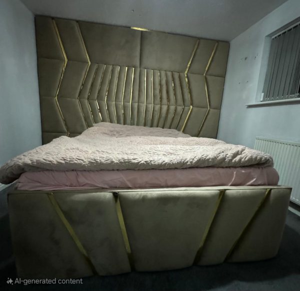 Geometric Wall Mounted Headboard - Image 13
