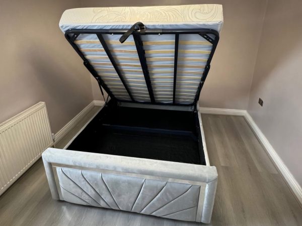 Chelsea Sunrise ottoman Mirrored Bed - Image 2