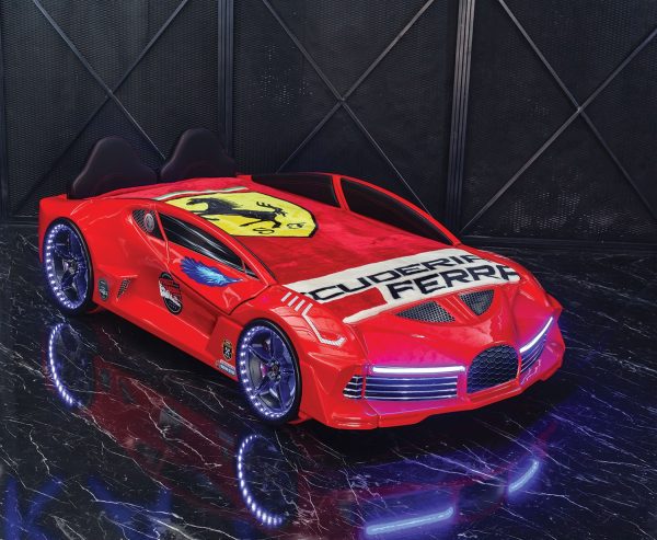 Kids Red Race Car Bed - Image 5