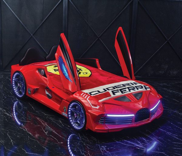 Kids Red Race Car Bed