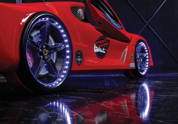 Kids Red Race Car Bed - Image 6
