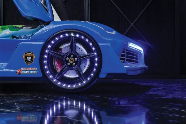 Blue Race Car Bed - Image 5