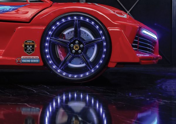 Kids Red Race Car Bed - Image 2