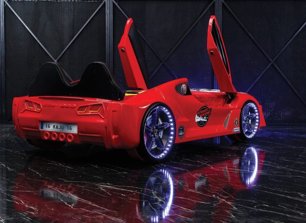 Kids Red Race Car Bed - Image 3