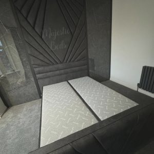 Majestic Diamond Wall Mounted Headboard with Side Panels