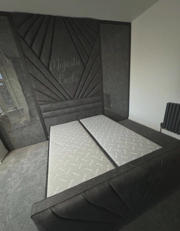 Majestic Diamond Wall Mounted Headboard with Side Panels