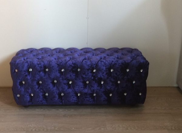 NEW CHESTERFIELD TOUFET/ POUFFE/ STOOL / BOX - Image 2
