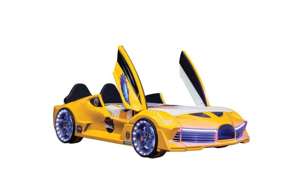 Yellow Lamborghini Car Bed for Children - Image 4