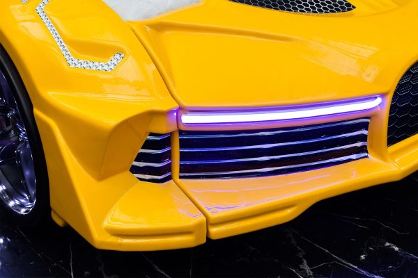Yellow Lamborghini Car Bed for Children - Image 6