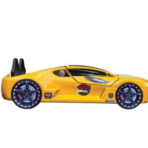 Yellow Lamborghini Car Bed for Children