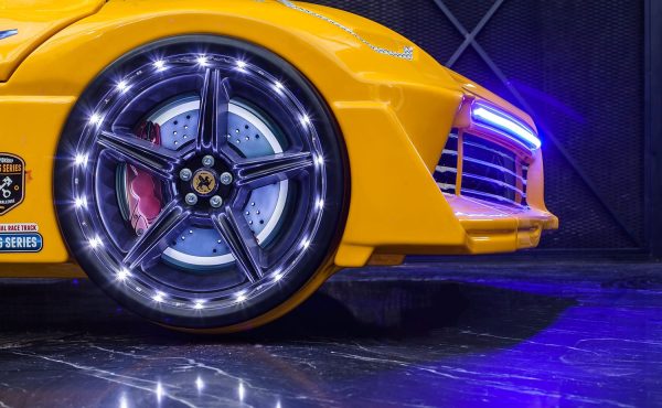 Yellow Lamborghini Car Bed for Children - Image 7