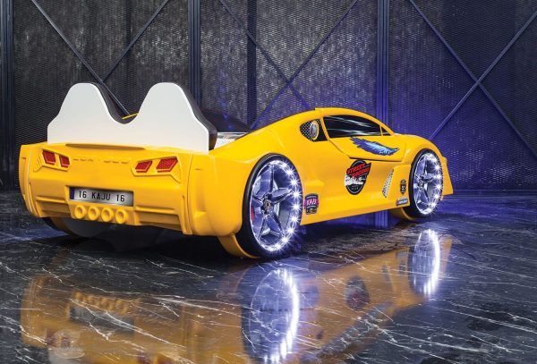 Yellow Lamborghini Car Bed for Children - Image 5