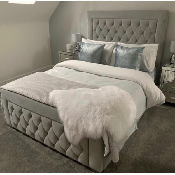 Majestic Chesterfield Bumper Bar Slatted Bed