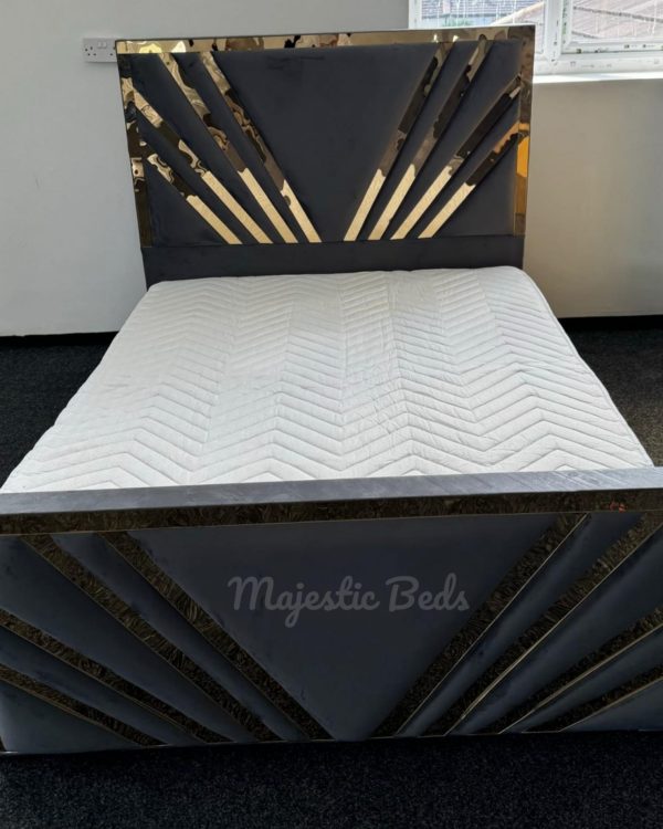Milano V Luxurious Mirrored Bed - Image 11