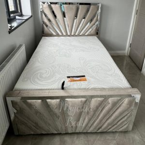 Alina Sunrise Mirrored Bed