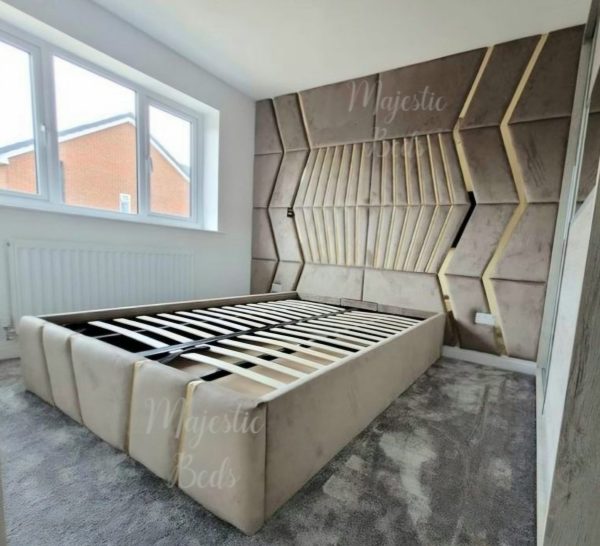 Geometric Wall Mounted Headboard