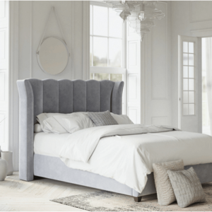 Designer Lined Chunkey Wingback Headboard