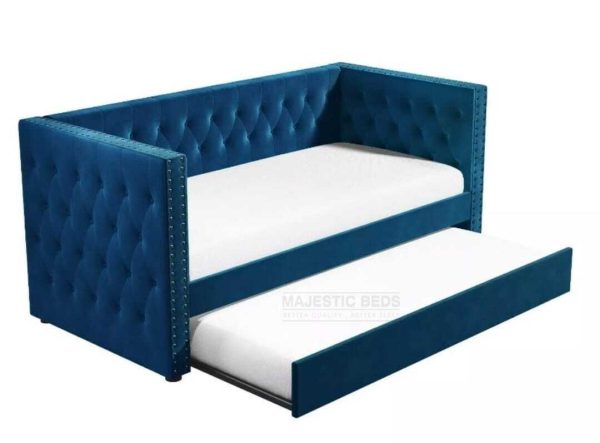 Designer Mason Velvet Day Bed - Image 3