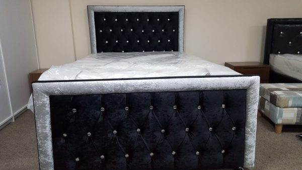 Dazzling Glitter Bumper Bar Slatted Bed - Image 4