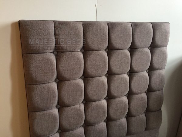 BEST SELLING HENDRIK HEADBOARD ** UPHOLSTERED CHENILLE SMALL CUBE 3FT