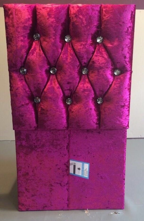 New Ottoman Crushed Velvet Storage Box/ Toy Box/ Blanket Box - Image 6