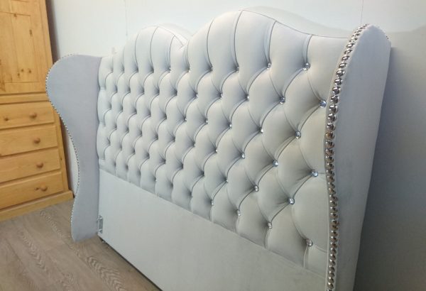 Zara Twin Curved Winged Bed - Image 3