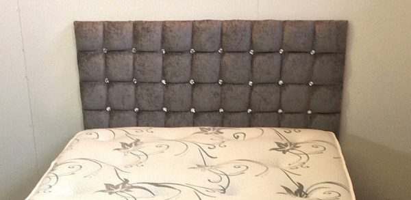 BEST SELLING HENDRIK HEADBOARD ** UPHOLSTERED CHENILLE SMALL CUBE 3FT - Image 3