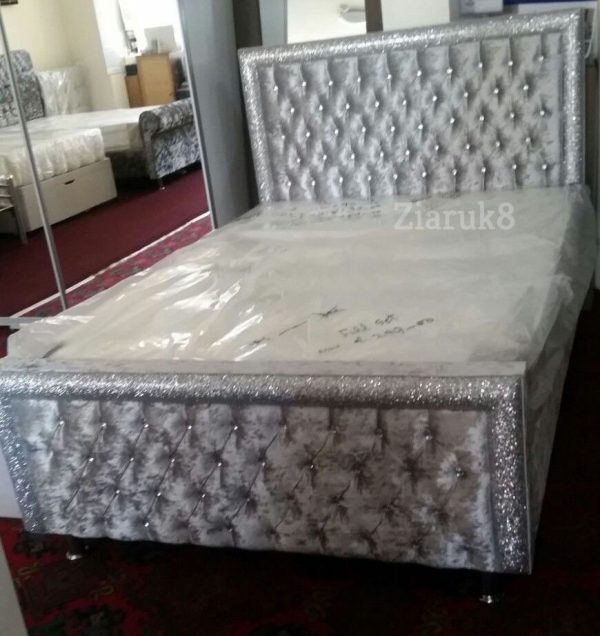 Dazzling Glitter Bumper Bar Slatted Bed - Image 5