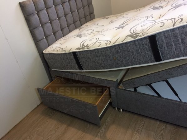 Annabella Ottoman Storage Bed with 2 Draws - Image 4
