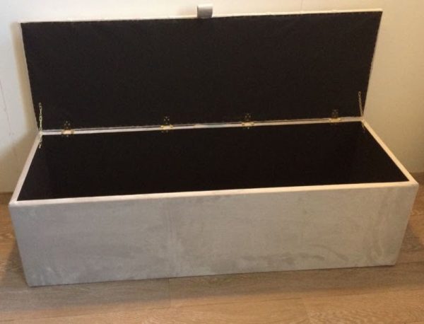 NEW OTTOMAN PLUSH CHESTERFIELD STORAGE BOX HIGH QUALITY EXTRA LARGE 60” INCH - Image 4