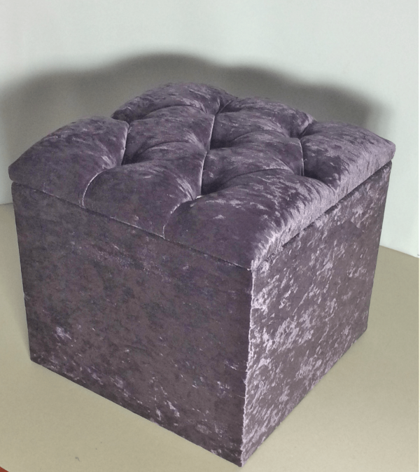 New Ottoman Crushed Velvet Storage Box/ Toy Box/ Blanket Box - Image 5